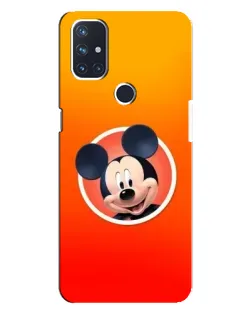 Чехол для OnePlus Nord N10 5G с картинкой «Mickey в круге»