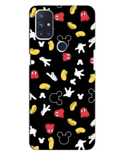 Чехол для OnePlus Nord N10 5G с картинкой «Графический принт лапок»