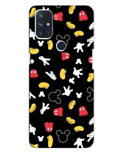 Чехол для OnePlus Nord N10 5G с картинкой «Графический принт лапок»