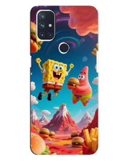 Чехол для OnePlus Nord N10 5G с картинкой «Космический фастфуд»