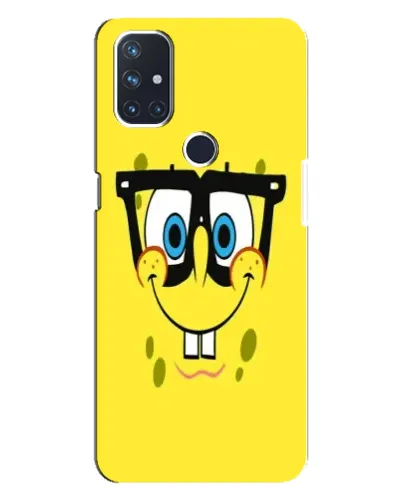 Чехол для OnePlus Nord N10 5G с картинкой «Минималистичный Спанч Боб» Чехол для OnePlus Nord N10 5G с картинкой «Минималистичный Спанч Боб»