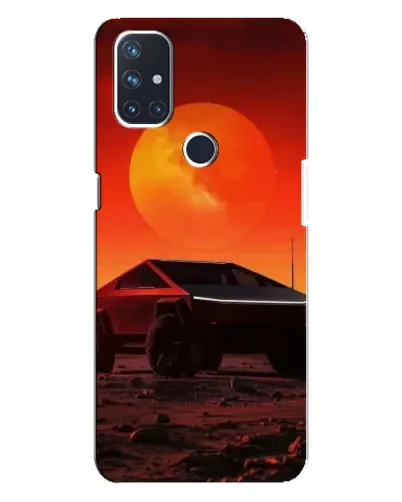 Чехол для OnePlus Nord N10 5G с картинкой «Cybertruck на Марсе»