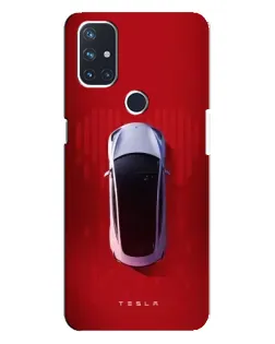 Чехол для OnePlus Nord N10 5G с картинкой «Tesla Top View»