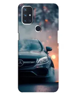 Чехол для OnePlus Nord N10 5G с картинкой «Mercedes — ночной город» Чехол для OnePlus Nord N10 5G с картинкой «Mercedes — ночной город»
