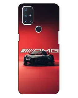 Чехол для OnePlus Nord N10 5G с картинкой «Mercedes AMG — красная линия»