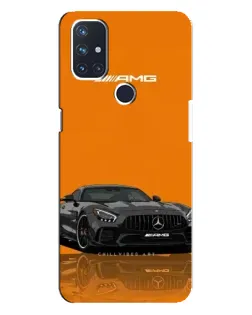 Чехол для OnePlus Nord N10 5G с картинкой «Оранжевый Mercedes AMG»