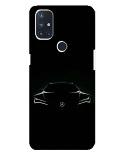 Чехол для OnePlus Nord N10 5G с картинкой «Mercedes — силуэт авто» Чехол для OnePlus Nord N10 5G с картинкой «Mercedes — силуэт авто»