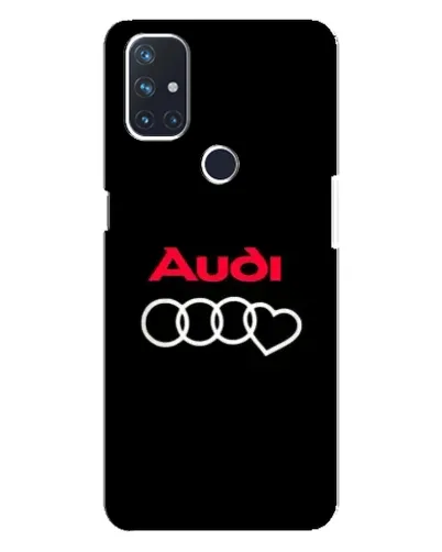 Чехол для OnePlus Nord N10 5G с картинкой «Логотип Audi Heart»