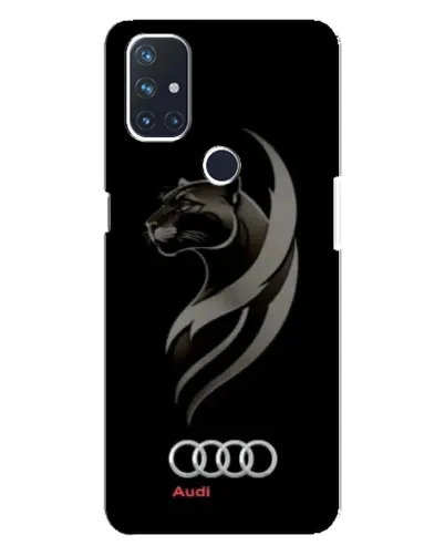 Чехол для OnePlus Nord N10 5G с картинкой «Графика — пантера и Audi»