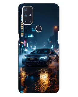 Чехол для OnePlus Nord N10 5G с картинкой «Ночной город и Audi» Чехол для OnePlus Nord N10 5G с картинкой «Ночной город и Audi»