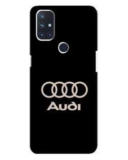 Чехол для OnePlus Nord N10 5G с картинкой «Audi — золотой логотип» Чехол для OnePlus Nord N10 5G с картинкой «Audi — золотой логотип»