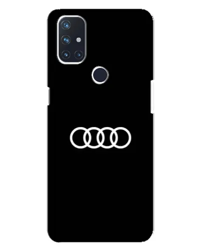 Чехол для OnePlus Nord N10 5G с картинкой «Audi White Logo»