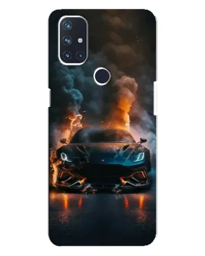 Чехол для OnePlus Nord N10 5G с картинкой «Lamborghini дымная эстетика»