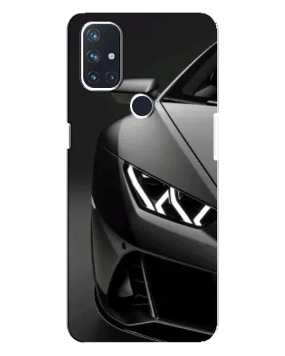 Чехол для OnePlus Nord N10 5G с картинкой «Lamborghini фары детализация»