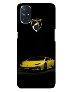 Чехол для OnePlus Nord N10 5G с картинкой «Lamborghini желтый акцент» Чехол для OnePlus Nord N10 5G с картинкой «Lamborghini желтый акцент»