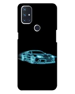 Чехол для OnePlus Nord N10 5G с картинкой «Неоновый контур Lamborghini» Чехол для OnePlus Nord N10 5G с картинкой «Неоновый контур Lamborghini»