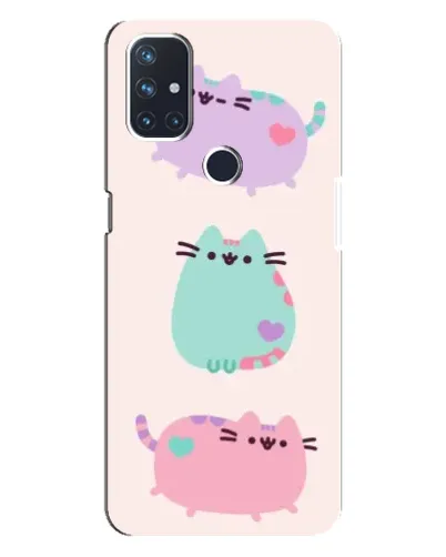 Чехол для OnePlus Nord N10 5G с картинкой «Pusheen трио» Чехол для OnePlus Nord N10 5G с картинкой «Pusheen трио»