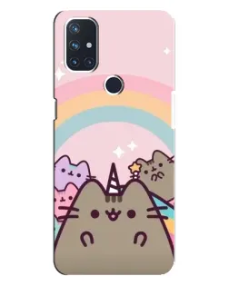 Чехол для OnePlus Nord N10 5G с картинкой «Единорог Pusheen»