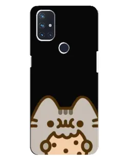 Чехол для OnePlus Nord N10 5G с картинкой «Пушин на черном»
