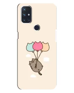 Чехол для OnePlus Nord N10 5G с картинкой «Пушин на шариках»