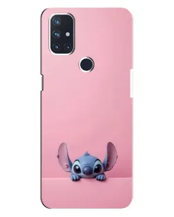 Чехол для OnePlus Nord N10 5G с картинкой «Stitch выглядывает»