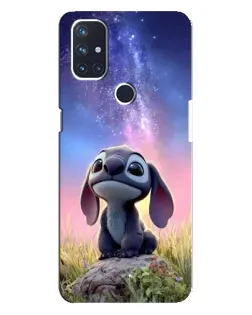 Чехол для OnePlus Nord N10 5G с картинкой «Стич на рассвете»
