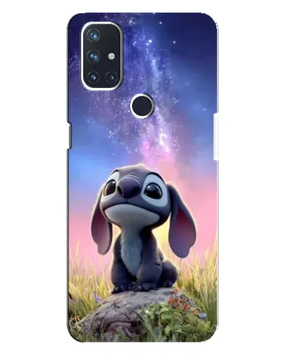 Чехол для OnePlus Nord N10 5G с картинкой «Стич на рассвете»