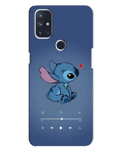 Чехол для OnePlus Nord N10 5G с картинкой «Музыкальный Stitch»