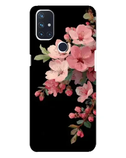 Чехол для OnePlus Nord N10 5G с картинкой «Розовая ветка сакуры»