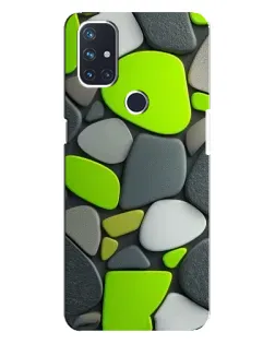 Чехол для OnePlus Nord N10 5G с картинкой «Яркая неоновая галька»
