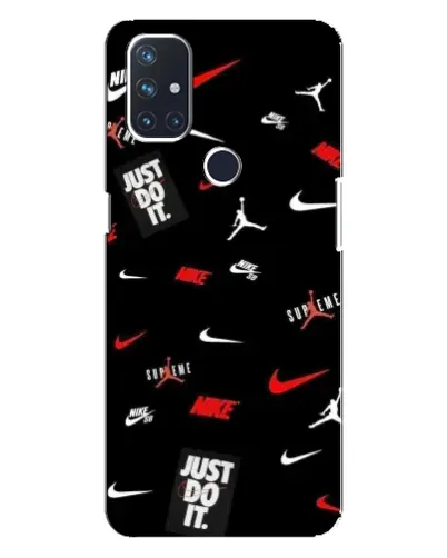 Чехол для OnePlus Nord N100 с картинкой «Nike Mix Pattern» Чехол для OnePlus Nord N100 с картинкой «Nike Mix Pattern»