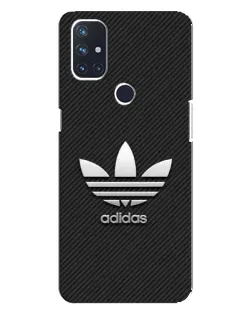 Чехол для OnePlus Nord N100 с картинкой «Adidas Карбоновая текстура»
