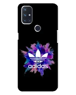 Чехол для OnePlus Nord N100 с картинкой «Взрыв красок Adidas»