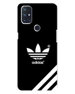 Чехол для OnePlus Nord N100 с картинкой «Adidas с диагональными полосами»