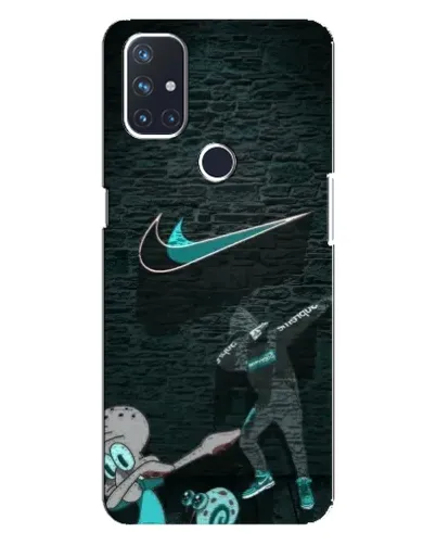 Чехол для OnePlus Nord N100 с картинкой «Спортивный арт Nike»