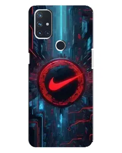 Чехол для OnePlus Nord N100 с картинкой «Техногенный стиль Nike» Чехол для OnePlus Nord N100 с картинкой «Техногенный стиль Nike»