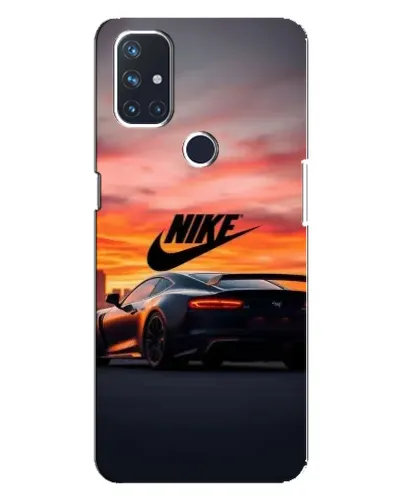 Чехол для OnePlus Nord N100 с картинкой «Nike и суперкар»