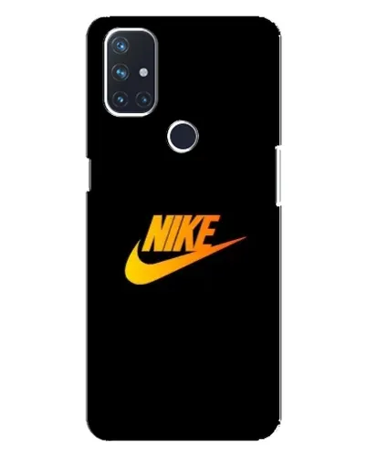 Чехол для OnePlus Nord N100 с картинкой «Золотой логотип Nike»