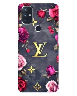 Чехол для OnePlus Nord N100 с картинкой «Цветочный Louis Vuitton»