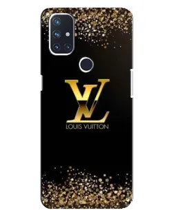 Чехол для OnePlus Nord N100 с картинкой «LV — золотые искры»