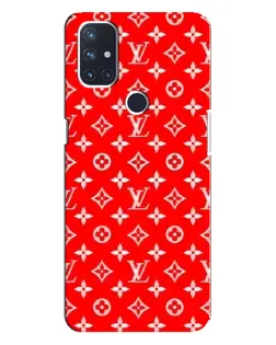 Чехол для OnePlus Nord N100 с картинкой «Яркий паттерн LV»