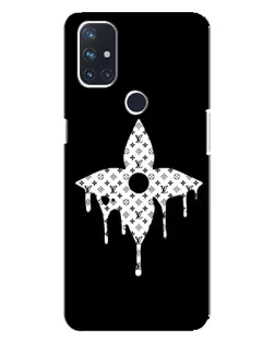 Чехол для OnePlus Nord N100 с картинкой «Цветочная монограмма»