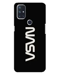 Чехол для OnePlus Nord N100 с картинкой «NASA — вертикальный логотип»