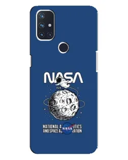 Чехол для OnePlus Nord N100 с картинкой «NASA — лунная миссия»