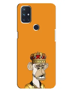 Чехол для OnePlus Nord N100 с картинкой «Золотая обезьяна Bored Ape»