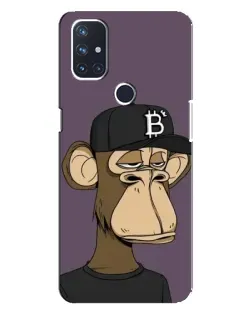 Чехол для OnePlus Nord N100 с картинкой «Bored Ape в кепке»