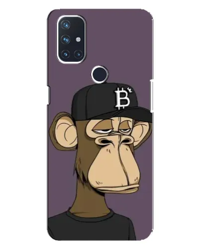 Чехол для OnePlus Nord N100 с картинкой «Bored Ape в кепке»
