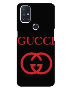 Чехол для OnePlus Nord N100 с картинкой «Gucci — красный логотип»