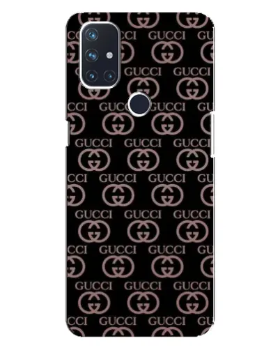 Чехол для OnePlus Nord N100 с картинкой «Классическая монограмма Gucci»