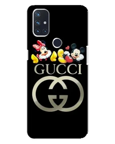 Чехол для OnePlus Nord N100 с картинкой «Gucci — герои Disney»